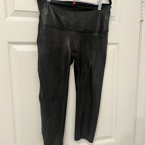 Spanx faux leather leggings